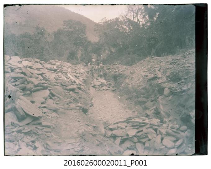 北浦義三拍攝臺東里壠水道施工情形底片