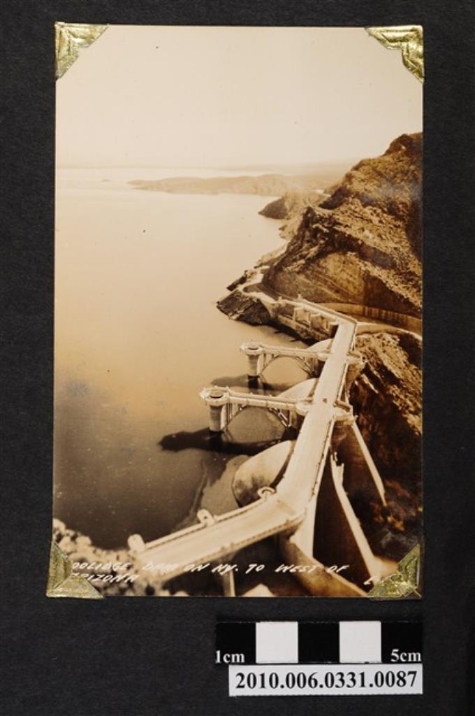 COOLIDGE DAM ON NY. TO WEST OF ARIZONA - 藏品資料 - 國立臺灣歷史博物館典藏網