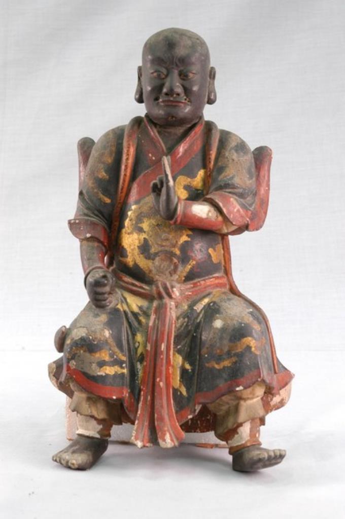 木雕法主公神像 - 藏品資料 - 國立臺灣歷史博物館典藏網