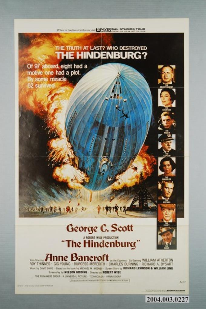 《The  Hindenburg》電影海報 (共2張)