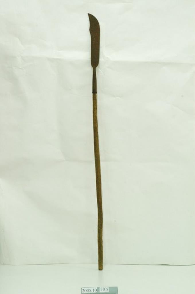 鐵製木柄小關刀 (共1張)