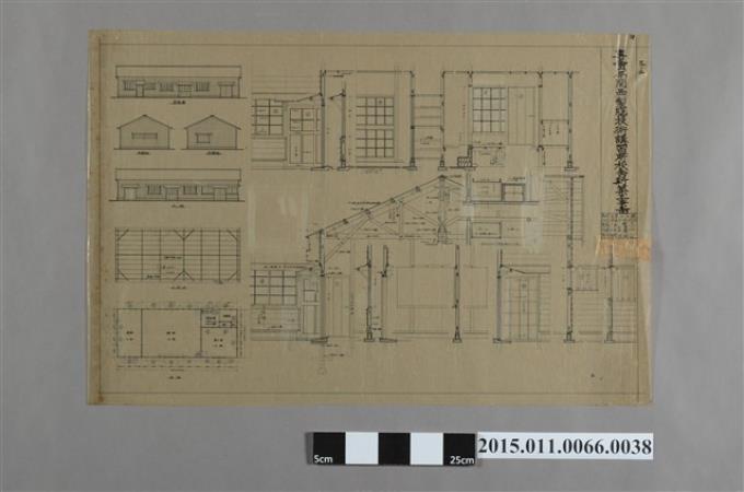 專賣局關西製腦技術講習所校舍新築工事圖 (共2張)