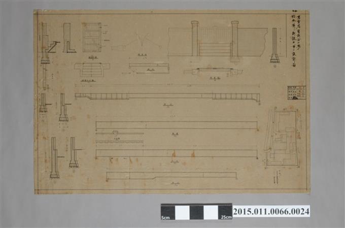 專賣局宮前分工場防水塀新設工事設計圖 (共2張)