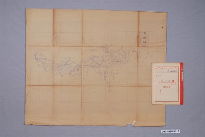 地籍圖謄本〈六千分一鹽館圖〉與日本勸業銀行貸款證書 (共1張)