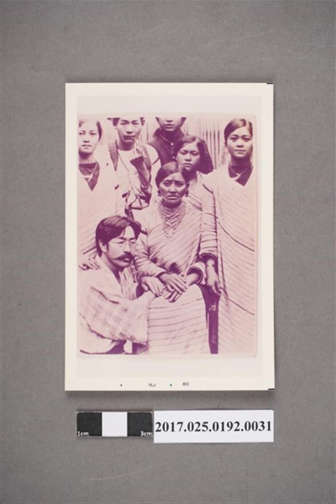 日治時期日本人與原住民單色複製照 (共3張)