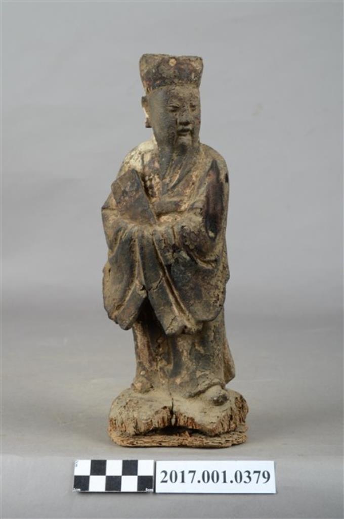 木雕文判官像 - 藏品資料 - 國立臺灣歷史博物館典藏網