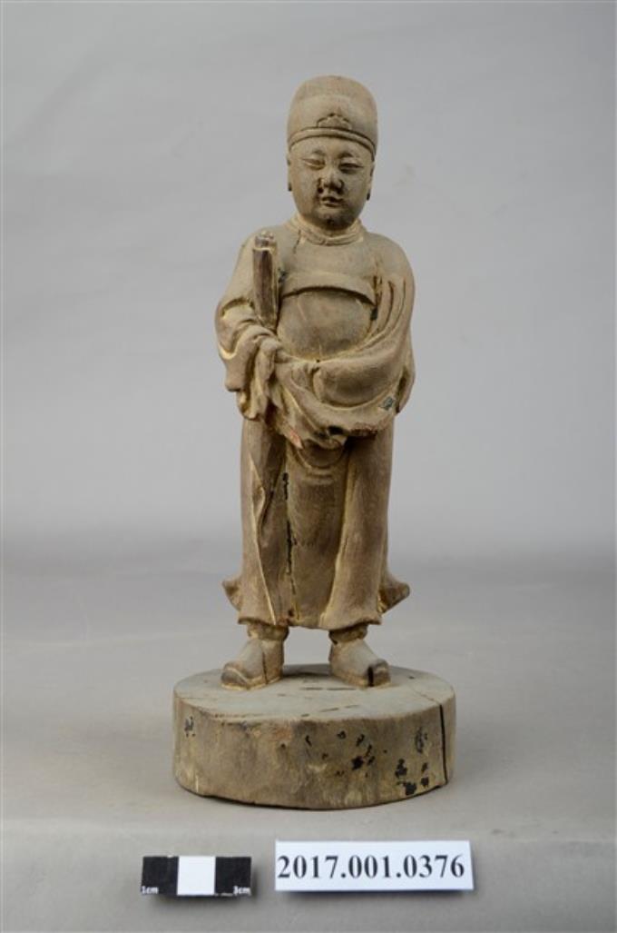 木雕文判官像 - 藏品資料 - 國立臺灣歷史博物館典藏網
