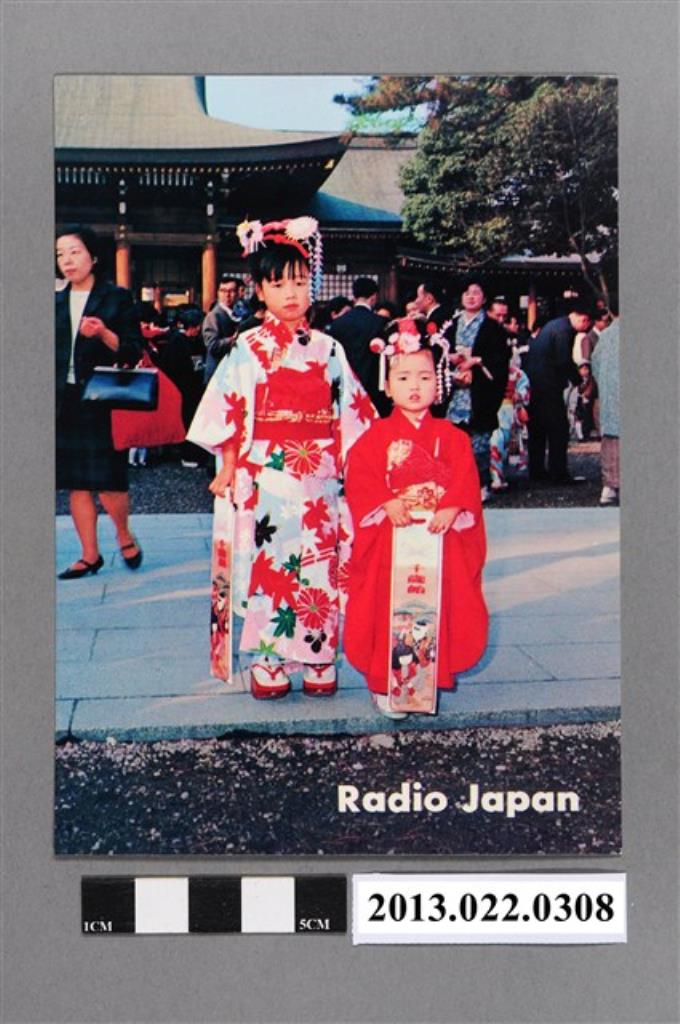 日本明治神宮的七五三明信片 藏品資料 國立臺灣歷史博物館典藏網