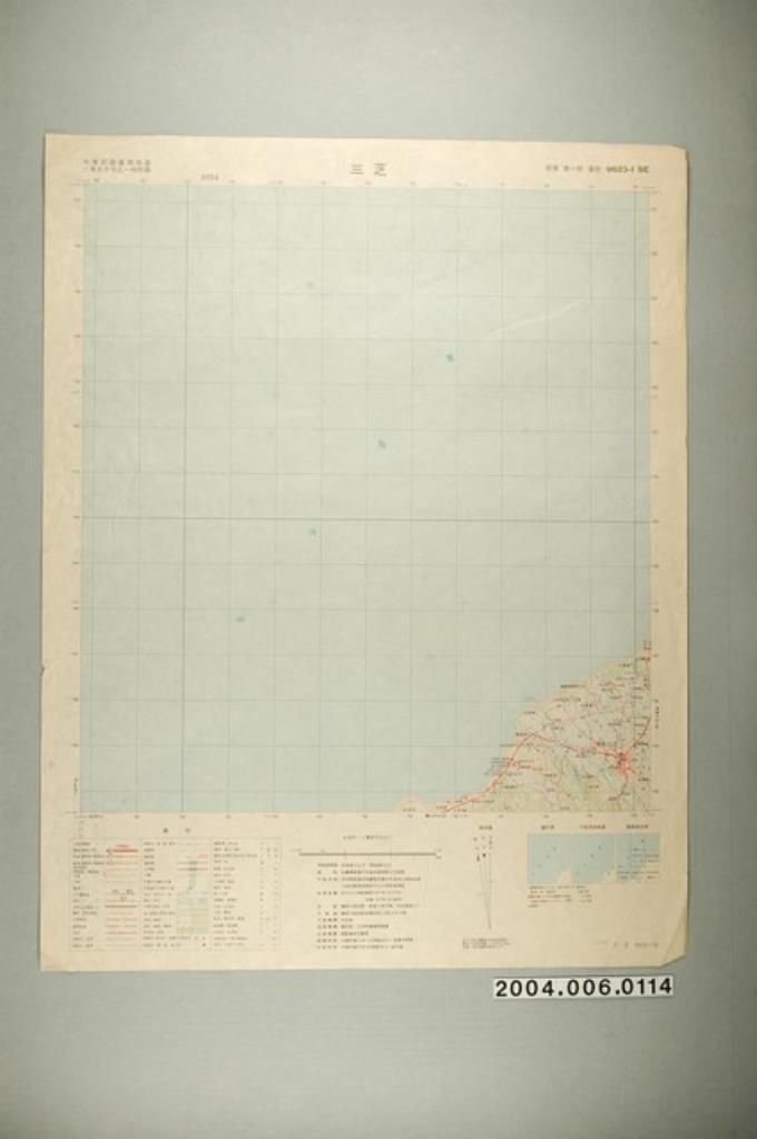 聯勤測量署〈中華民國臺灣地區二萬五千分一地形圖－三芝〉 (共1張)