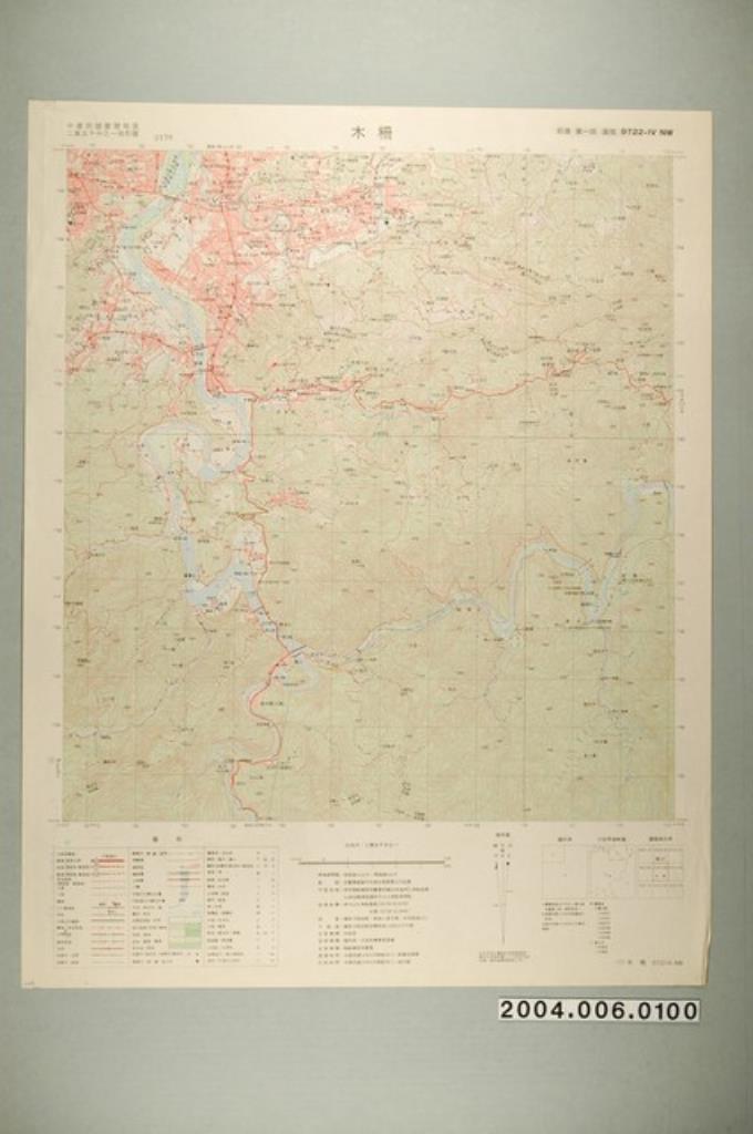 聯勤測量署〈中華民國臺灣地區二萬五千分一地形圖－木柵〉 (共1張)