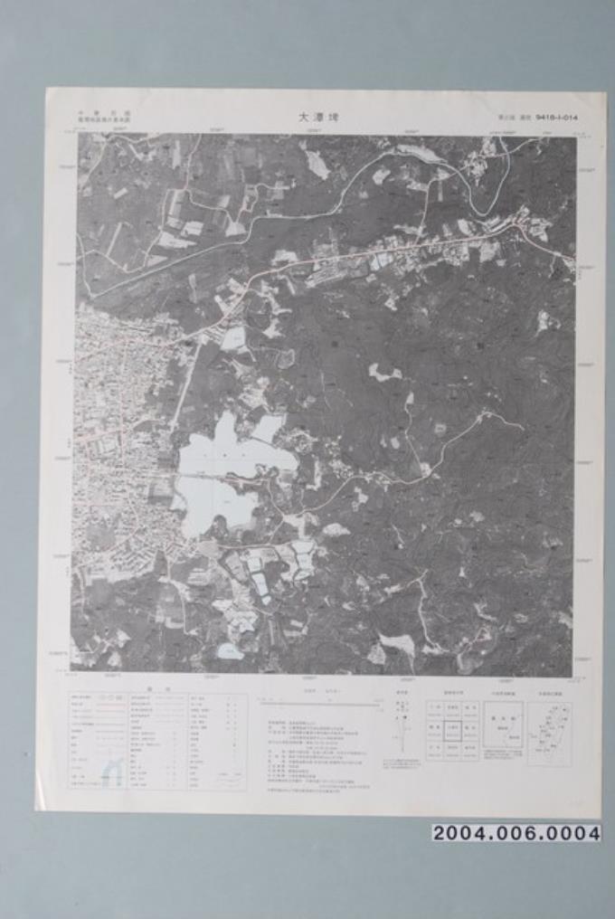 農林航空測量所〈中華民國臺灣地區像片基本圖－大潭埤〉 (共1張)