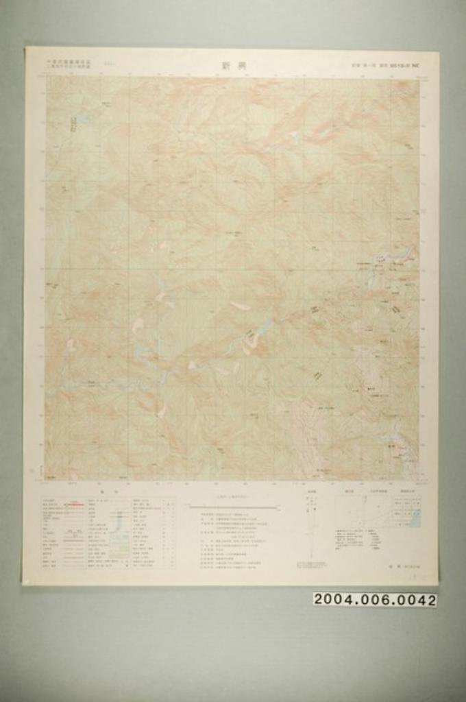 聯勤測量署〈中華民國臺灣地區二萬五千分一地形圖－新興〉 (共1張)