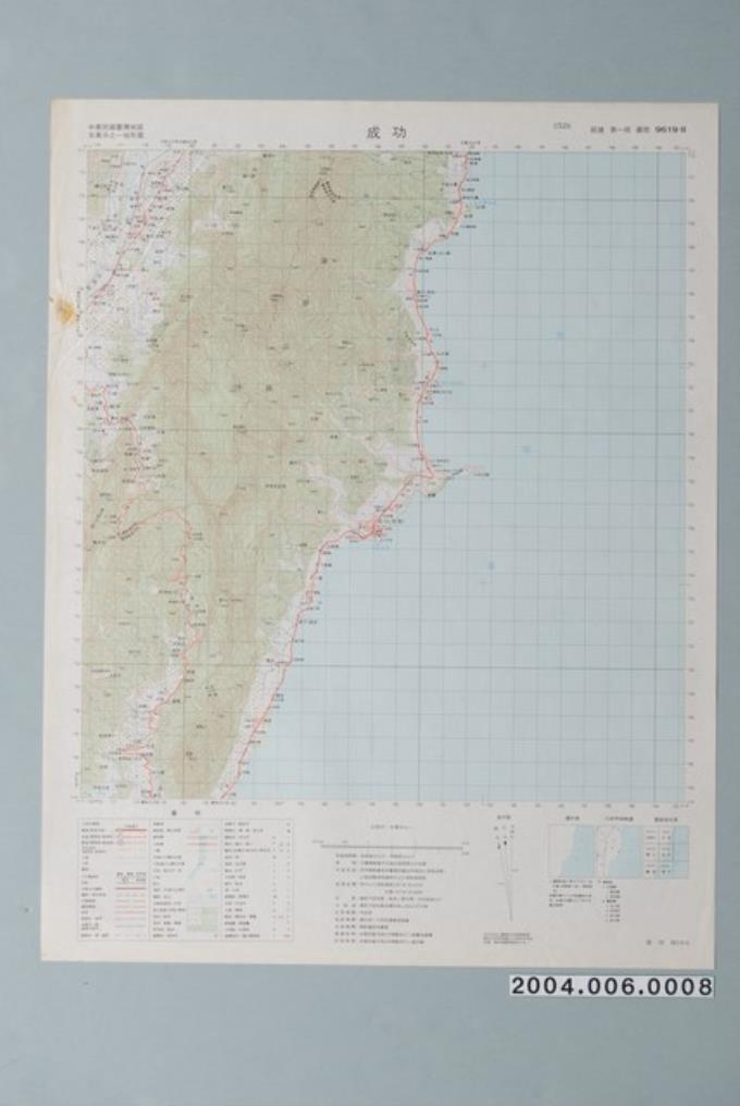 聯勤測量署〈中華民國臺灣地區五萬分一地形圖－成功〉 (共1張)