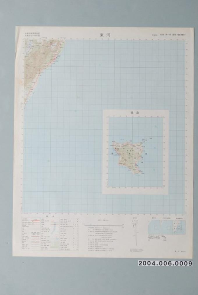 聯勤測量署〈中華民國臺灣地區五萬分一地形圖－東河〉 (共1張)