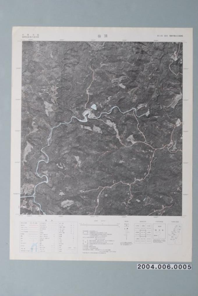 農林航空測量所〈中華民國臺灣地區像片基本圖－嶺頂〉 (共1張)