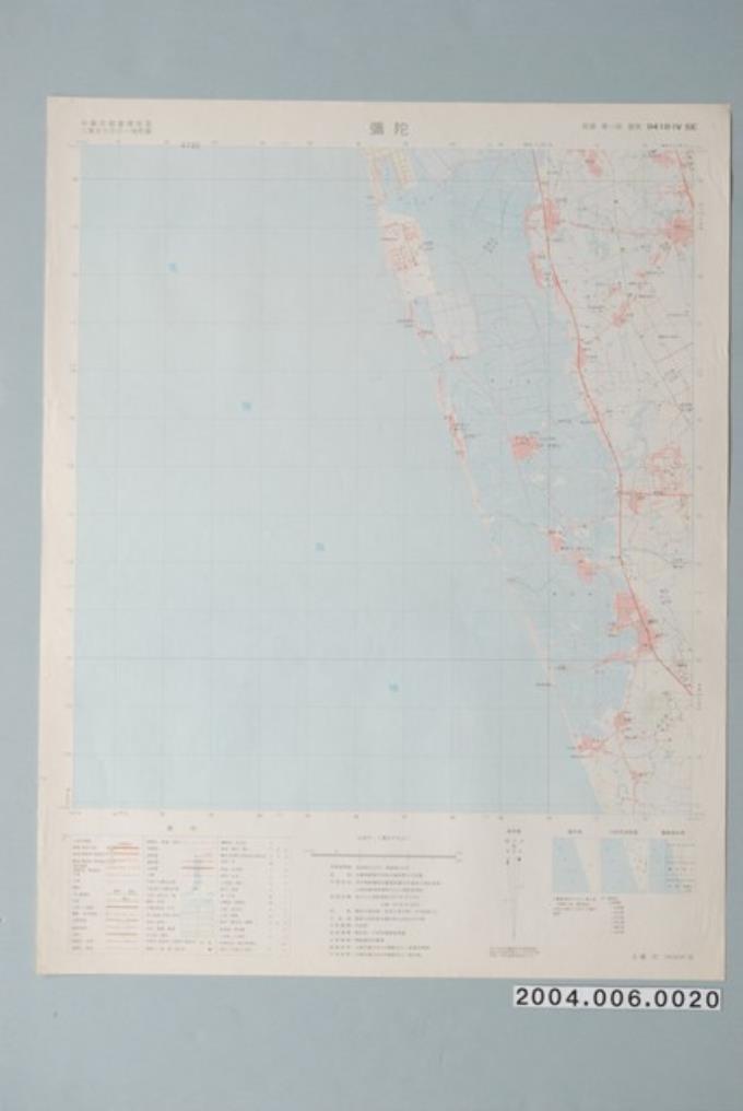 聯勤測量署〈中華民國臺灣地區二萬五千分一地形圖－彌陀〉 (共1張)