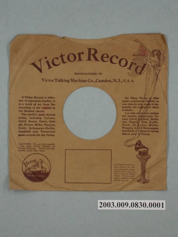 美國勝利唱片公司通用唱片封套 (共2張)