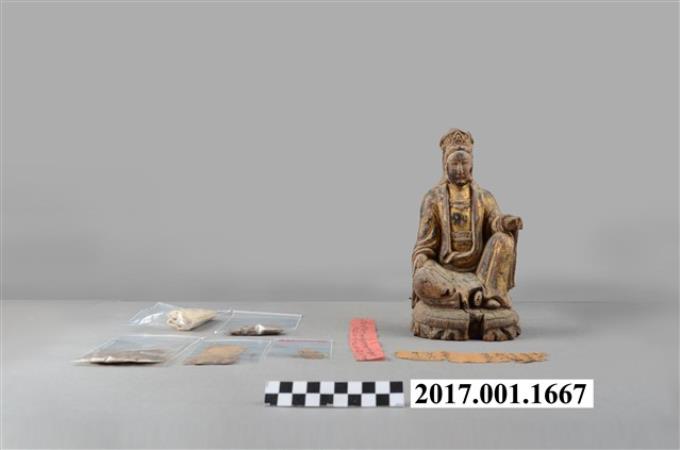 木雕觀世音菩薩像 (共3張)