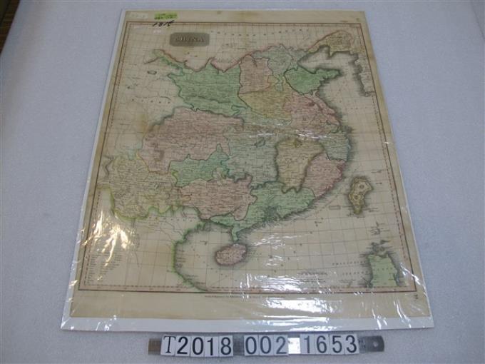 1815年繪〈中國地圖〉 (共1張)
