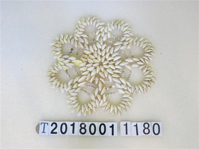 花形貝殼串珠隔墊 (共1張)