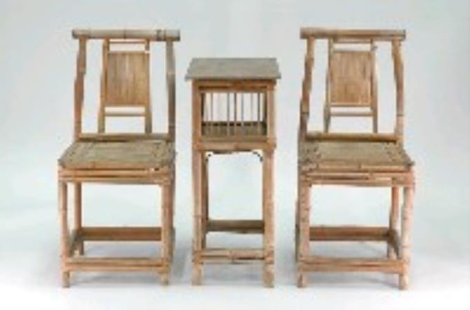 竹製桌椅組