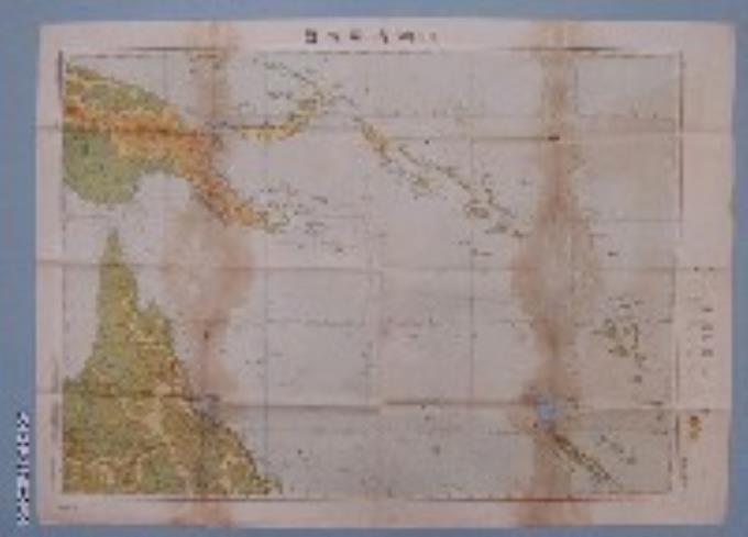 大日本帝國陸地測量部〈三百萬分一珊瑚海周域圖〉