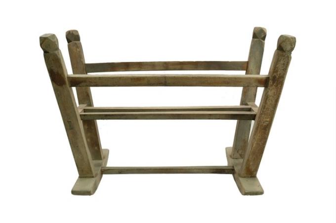 竹製搖籃木架 (共5張)