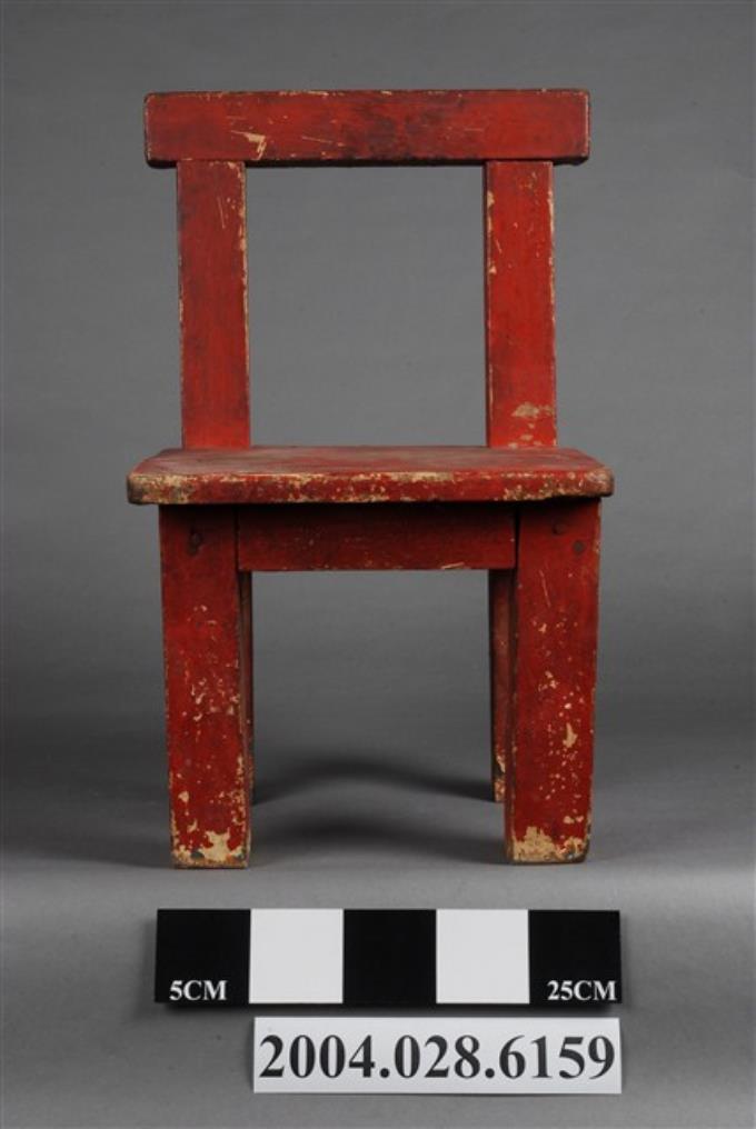 紅漆木製兒童椅 (共10張)