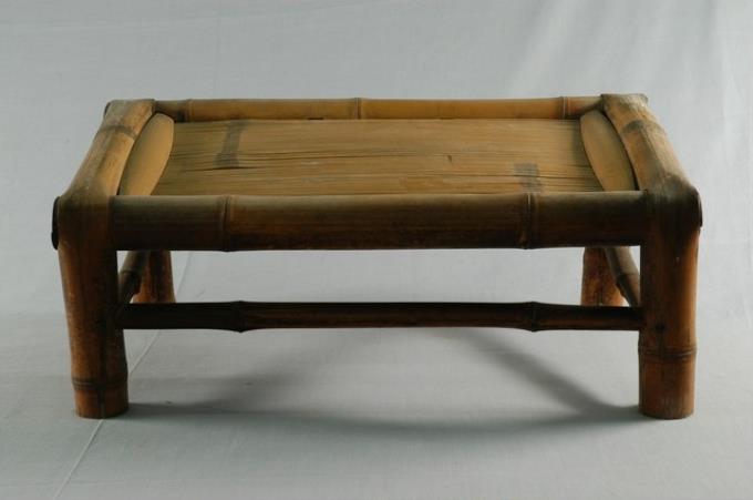竹製方形矮凳 (共2張)