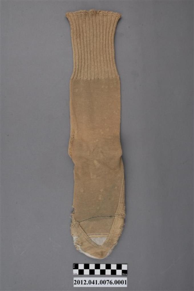 淺棕色針織筒襪 (共2張)