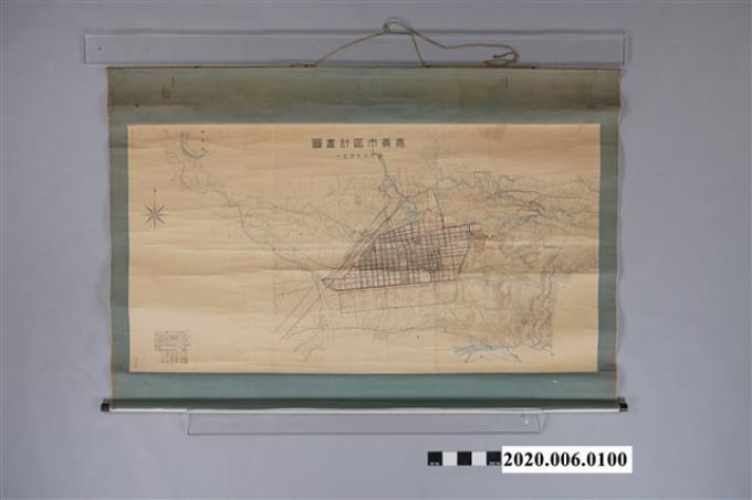 內務局土木課製〈六千分之一嘉義市區計畫圖〉 (共2張)