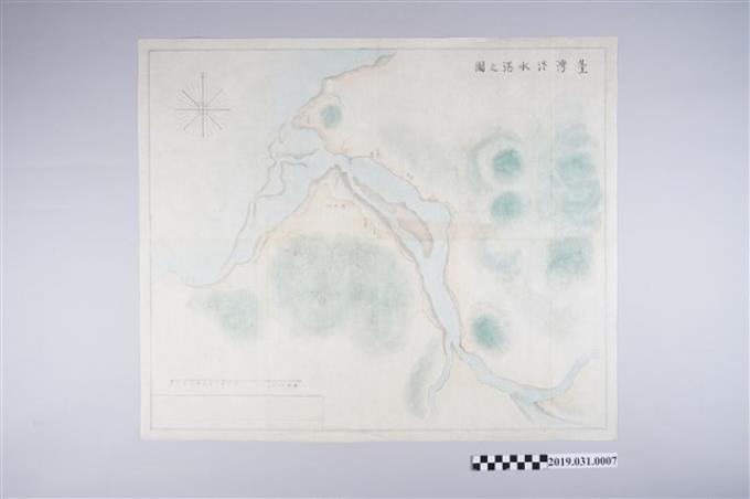 〈臺灣淡水港之圖〉地圖之一 (共3張)