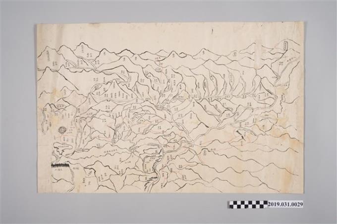 雲林舊城往內山手繪地圖 (共3張)