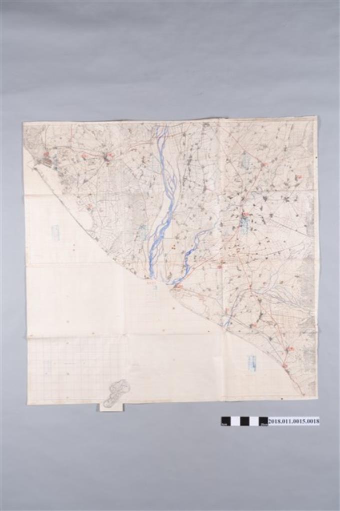 日治末期到戰後初期2萬5000分之1地形圖第15幅 (共2張)