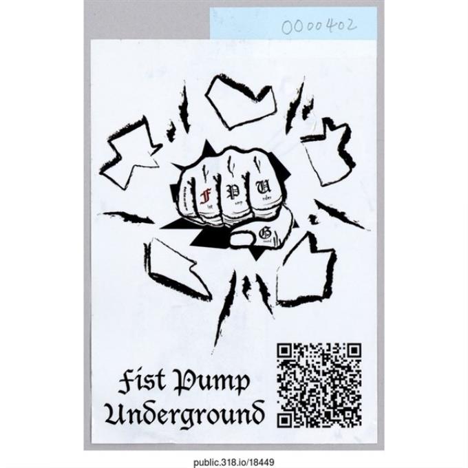 「fist Dump Underground」貼紙  (共1張)