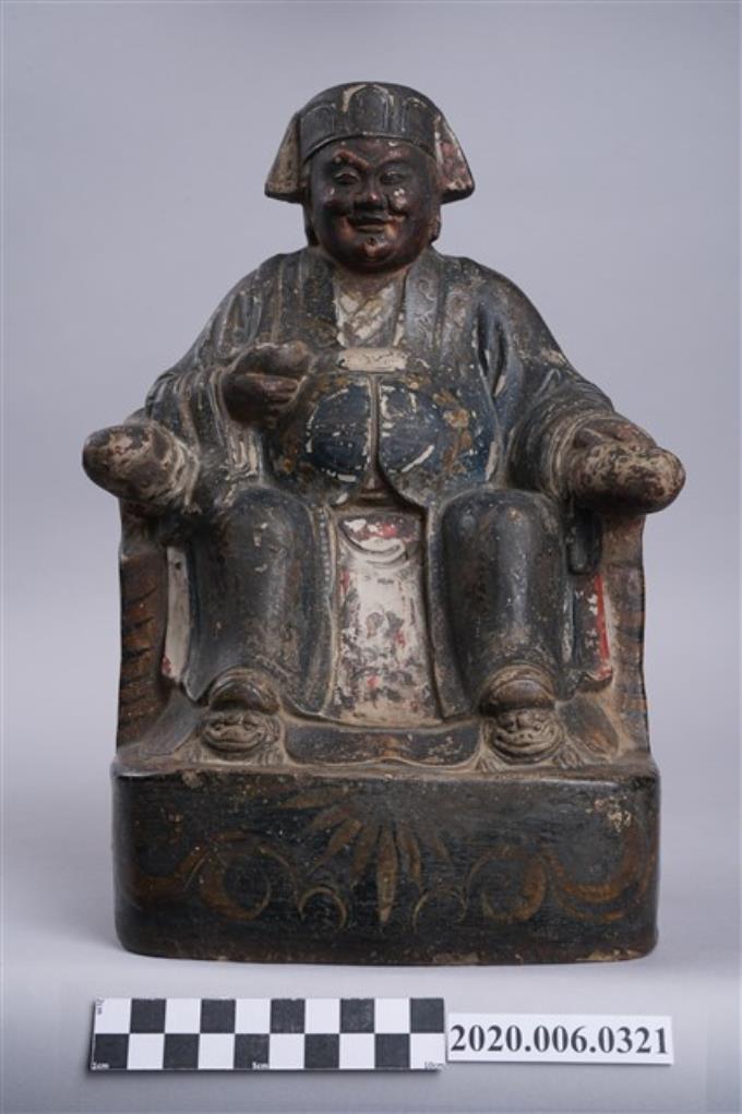 振興號陶製手持金元寶神像 (共10張)