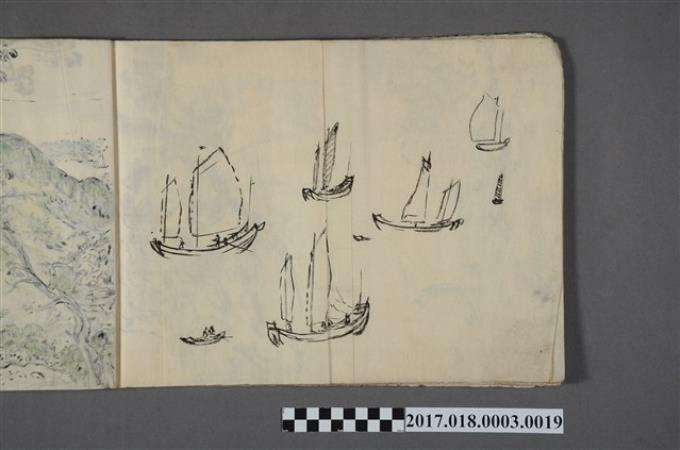 古城江觀繪《中式帆船》 (共2張)