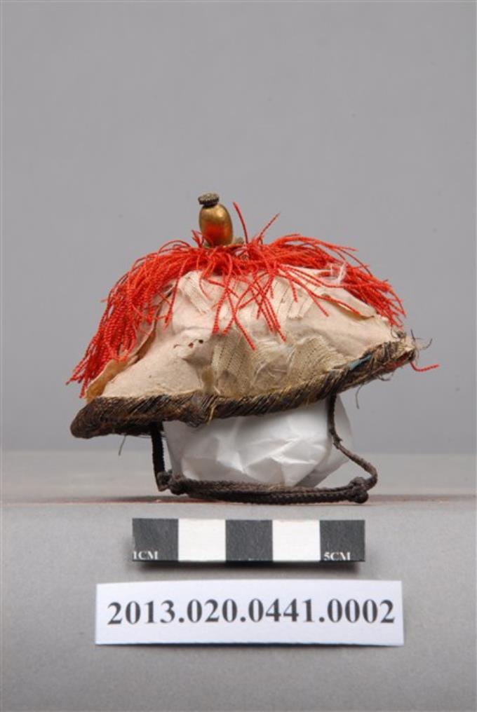 新竹周玉樹官服泥塑像夏季用涼帽 (共12張)