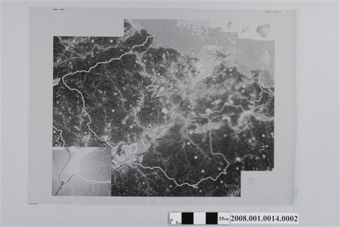 〈基隆市行政區域圖〉製版網片黃版 (共2張)