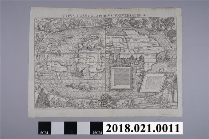 Sebastian Münster〈世界全圖〉 (共2張)