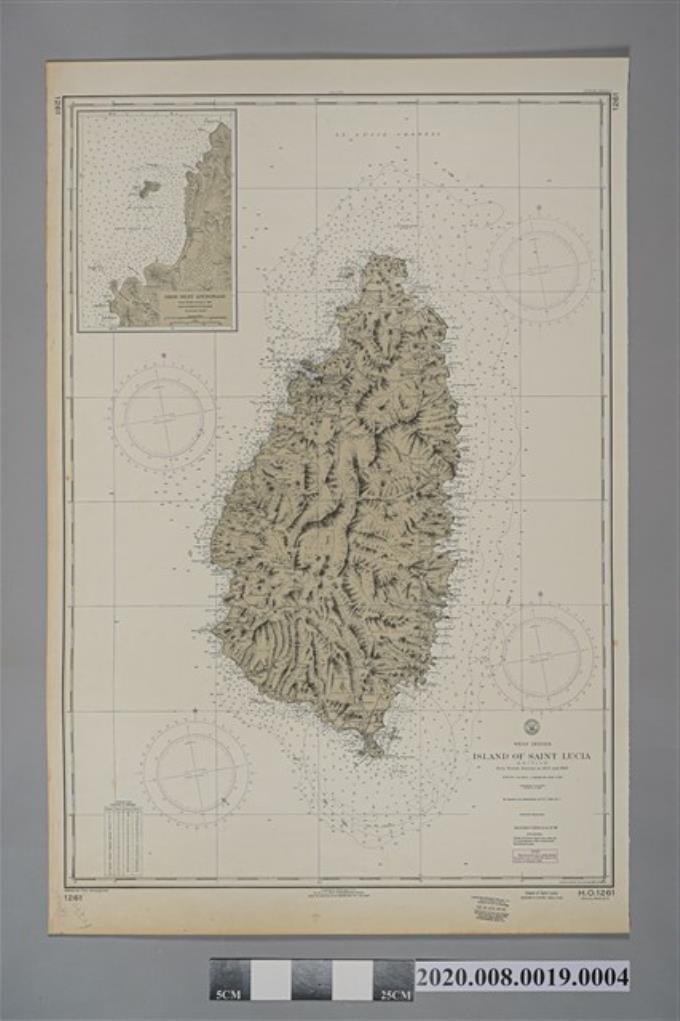 ISLAND OF SAINT LUCIA (BRITISH) (H.O.1261) (共2張)