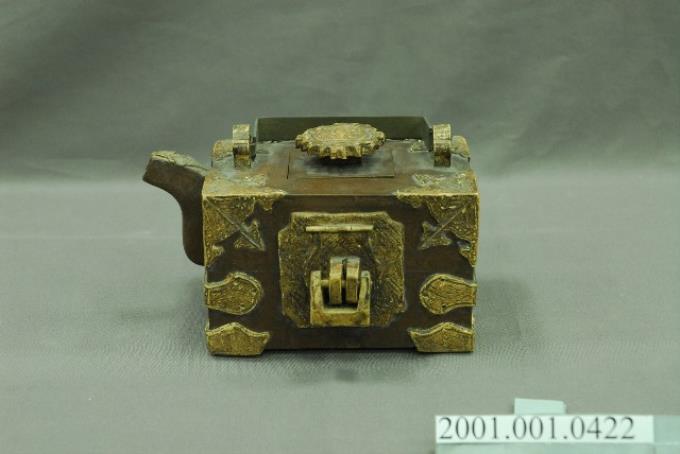 雙喜鈕箱形方陶壺 (共3張)
