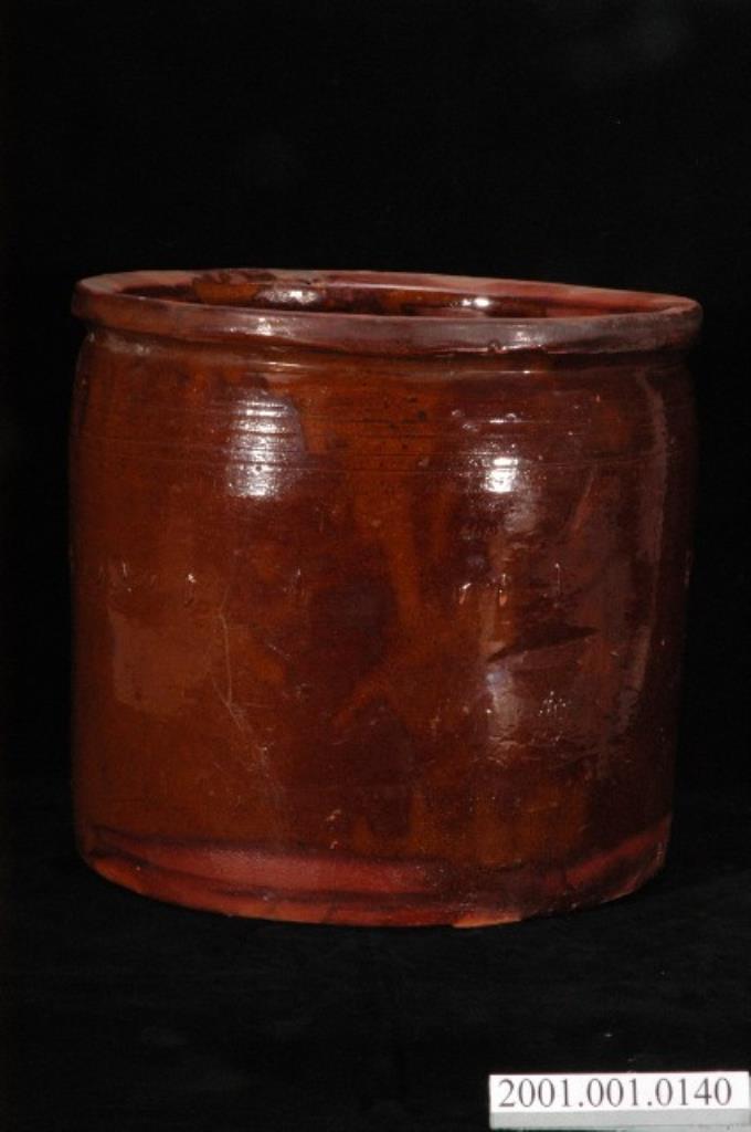 褐釉環狀橫紋油罐 (共5張)