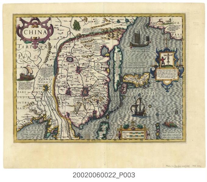 Jodocus Hondius〈中國地圖〉