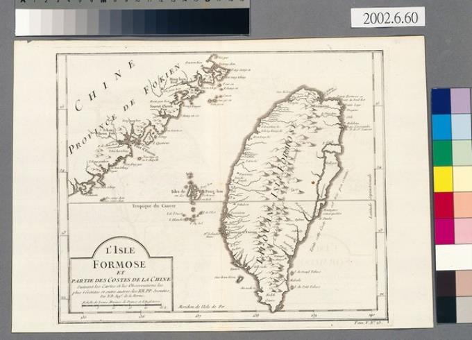 Jacques Nicolas Bellin〈福爾摩沙島與中國沿海局部圖〉 (共4張)