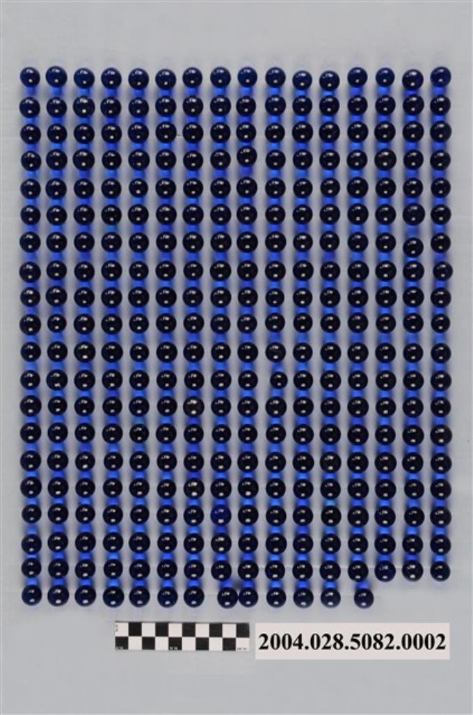 藍晶玻璃彈珠 (共2張)