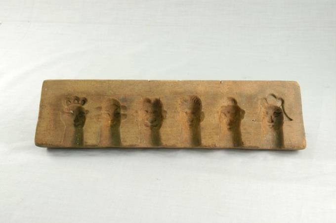 長條板單面雕西遊記人物糖塔模子 (共8張)