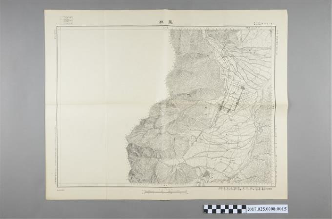 大日本帝國陸地測量部〈5萬分之1鳳林地形圖〉 (共2張)