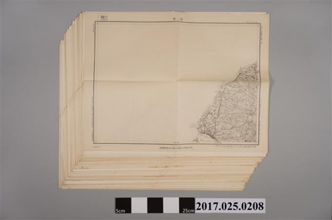 大日本帝國陸地測量部測繪並出版地圖組 (共2張)