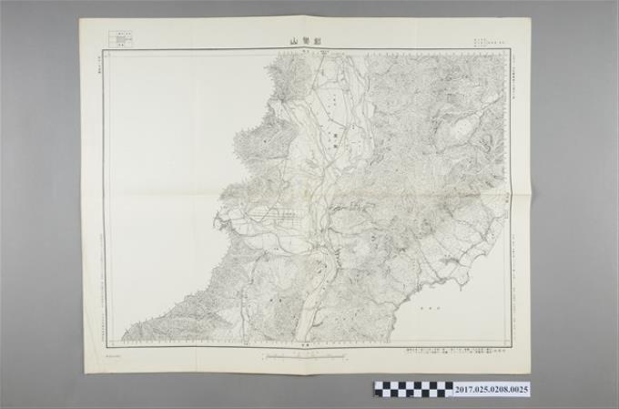 大日本帝國陸地測量部〈5萬分之1都巒山地形圖〉 (共2張)